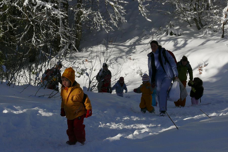 Une journée à la neige